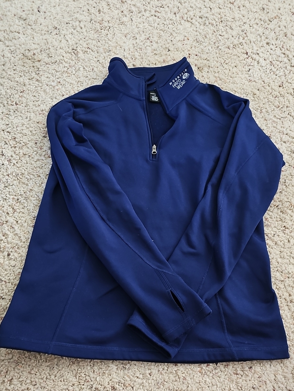 Mountain Hardwear Women's Zip Pullover - Deep Blue